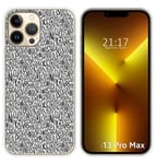 Coque Silicone pour IPHONE 13 Pro Max (6.7) Design Lettres Dessins