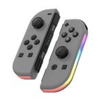 Handkontroll LED kompatibel med JoyCon Nintendo Switch Grey GREY