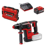 Einhell Professional Marteau perforateur TP-HD 18/26 Li BL-Solo Power X-Change (18V, moteur sans charbon, 2,6 J, SDS-Plus, frappe pneumatique, 4 fonctions, mallette) avec Chargeur et Batterie 5,2Ah