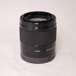 Sony Used E 50mm f/1.8 OSS Prime Lens Black