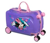 Undercover - Ride-on Trolley with Licence Motif - Children's Luggage to sit on - Maximum Load 50 kg - with Practical Carrying Handles - Sturdy Travel Suitcase, Purple, 47,5 x 23 x 32 cm, Minnie Mouse