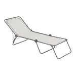 Lafuma Mobilier Siesta L Bains de Soleil, Batyline, Seigle II, 201 x 70 x 35,5 cm