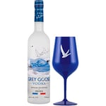 GREY GOOSE Premium French Vodka Gift Set With Acrylic Cup, 40% ABV, 70cl / 700ml, Delivered in Recyclable Packaging (Packaging May Vary - Cup is Either Blue or White)