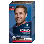 Schwarzkopf - Men Perfect - Gel Colorant Anti-Cheveux Blancs Homme - Coloration - Résultat Naturel – Application rapide et facile - Sans Ammoniaque - Châtain Clair 50