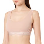 Calvin Klein - Women's Bra - Unlined Bralette - Everyday Comfort - Pull On - Womens Bra - Underwear for Women - Clay - M