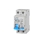 Disjoncteur différentiel dispositif de protection 1P+N 20A 4.5kA 30mA 220V 2 Modules din Ettroit JXB1L-63-1P+N-20A