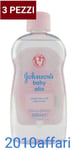 JOHNSON'S Baby Huile 300 ML Hydrate La Peau - 3 Pièces