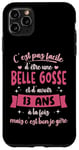 Coque pour iPhone 11 Pro Max 13 ans Cadeau Anniversaire Fille Belle Gosse Idée Cadeau