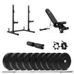 200 Squat Rack Bumper Styrkepakke - 90 kg Masterfit