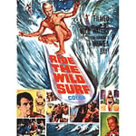 Wee Blue Coo Film Movie Ride Wild Surf Hawaii Waimea Bay Art Print Poster Wall Decor 12X16 Inch