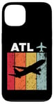 Coque pour iPhone 13 Aéroport ATL d'Atlanta