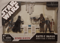 STAR WARS BATTLE PACKS BETRAYAL ON BESPIN 30TH BOBA FETT DARTH VADER HAN ETC NEW