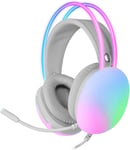 MARSGAMING Mars Gaming MH-GLOW Pink, 360Â° Full Chroma RGB Flow Headset, Nois