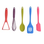 Brights 5 Piece Complete Kitchen Utensil Set