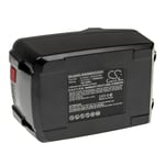 vhbw Batterie compatible avec Metabo KGS 18 LTX 216, KHA 18, KHA 18 LTX outil électrique (6000mAh Li-ion 18 V)