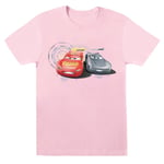 Disney Cars Lightning Vs Storm T-shirt i bomull för flickor