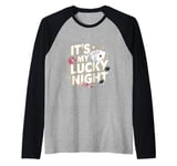 It's My Lucky Night - Casino Poker Night Card Game Raglan Baseball Tee