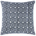 Yard Helm Organic Woven Filled Cushion - Blue Cotton - One Size