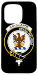 Coque pour iPhone 15 Pro Armoiries Sandilands - Blason de la famille