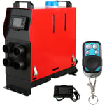 Einfeben - Chauffage à air diesel 5 kw Chauffage de stationnement, chauffage à carburant diesel 12 v avec interrupteur lcd télécommande pour voiture,