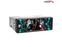 Audiocore Ac9900 Bluetooth Bilstereo Multimedia 1-Din + Fjernbetjening Fm Radio Mp3 Aux Usb Tf Card