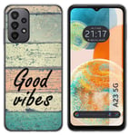 Coque Silicone pour Samsung Galaxy A23 5G Design Bois 01 Dessins