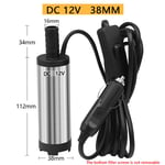 12V 38mm smoke Pompe de transfert Submersible 12V DC, Diesel, carburant, eau, huile, voiture, Camping, pêche ""Nipseyteko