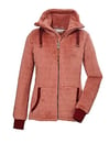 G.I.G.A. DX Femme Veste polaire Sherpa 2 faces GW 8 WMN KNTFLC JCKT, rouge, 40, 39824-000