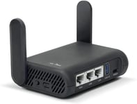 A1300 (Slate Plus) Routeur de Voyage VPN sans Fil Portail Wi-FI et captif de l'hôtel, Connexion téléphonique, prolongateur, Point d'évaluation, Format de Poche, Open Source, NAS