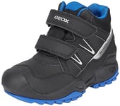 Geox Garçon J New Savage Boy B A Chaussures, Black/Royal, 25 EU