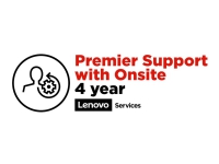 Lenovo Premier Support - Utvidet serviceavtale - deler og arbeid (for system med 1-års Premier Support) - 4 år (fra opprinnelig kjøpsdato for utstyret) - på stedet - responstid: NBD - for ThinkCentre M60 M70q Gen 2 M70t Gen 2 M75 M75q Gen 2 M75t Gen 2 V50s-07 V55t-15