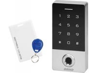 Touchscreen Code Lock With Proximity Card And Key Fob Reader And Fingerprint Reader, Ip68, 1 Relay,Or-Zs-822