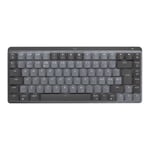 Logitech Master Series MX Mechanical Mini - tangentbord - QWERTY - nordiskt (danska/finska/norska/svenska) - grafit Inmatningsenhet