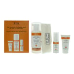 Ren Womens Radiance Gift Set - Glycol Lactic Mask 50ml, Micro Polish Cleanser 30ml, Serum 15ml + Resurfacing AHA 2ml - NA - One Size