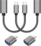 Adaptateur USB C vers USB Adaptateur USB C to USB OTG Cable USB vers USB C mâle Adaptateurs Cle USBC C vers USB 3.0 Adapter pour Apple iPhone iPad Mac Macbook Air etc.[G43]