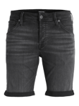 JackandJones Svarta klassiska jeansshorts med strech herr (Black Denim,XXL)