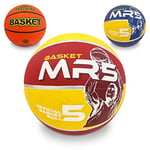 MONDO Toys - Ballon de Basket Dream Team Taille 5 - Rubber 390 g - 13139 Coloris Assortis