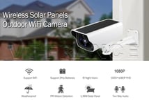 Camera IP Wifi / Cloud Solaire Etanche FHD Audio, Modele: 1080P 2MB 64GB