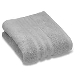 Catherine Lansfield Zero Twist Soft & Absorbent Cotton Hand Towel Silver Grey