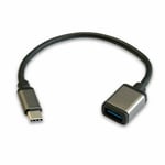 Kabel OTG USB 2.0 Micro 3GO C136 Svart 20 cm (1 antal)