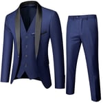 (Veste+Pantalon+Gilet)Costume Homme 3 Pièces Grande Taille En Slim Fit Grande Vêtements Masculin Fbc144