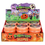 1x Halloween Slime Tubs (7cm x 2cm) Kids Children Creative Clay Type Art Toy New