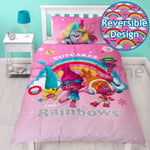 TROLLS DREAMS SINGLE DUVET COVER NEW GIRL BEDROOM