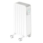 Radiateur mobile à inertie sèche GoodHome Mullae blanc 1500W