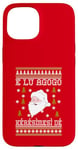 Coque pour iPhone 15 2024 Famille Noël Unique Ugly Red II