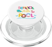 Bye School Hello Pool Last Days Of School Summer Vacation PopSockets PopGrip for MagSafe