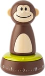 Joie Kitchen Gadgets 77755 Monkey Kitchen Timer, Stainless Steel, Brown/Beige, 