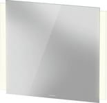 Duravit Ketho.2 Speil m/LED-Lys 800x700 mm, dimmer, Hvit Matt - K27072000000000