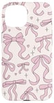 iPhone 15 Coquette Pink Bows Case