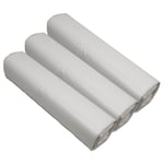 300 x 40L Swing Bin Liners - White - 3 Rolls of 100 refuse bags